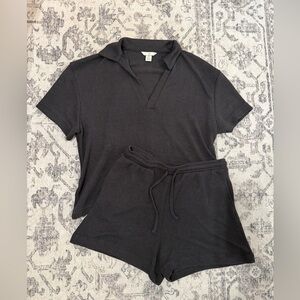H&M Charcoal Knit Set